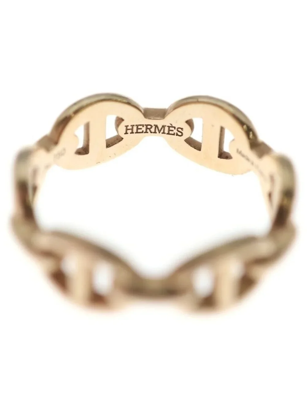 Hermes Enchainee PM Ring 18k Pink Gold